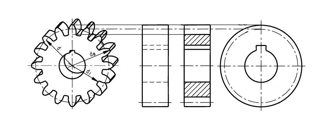 45 # Steel Precision Gear
